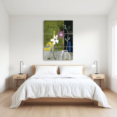 AUTO-MOCKUP ROOM | Flowers Abstract