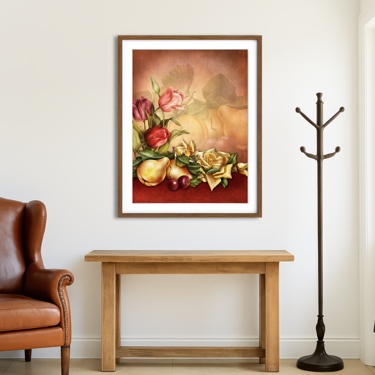 AUTO-MOCKUP ROOM | Flowers & Fruits Wall Art