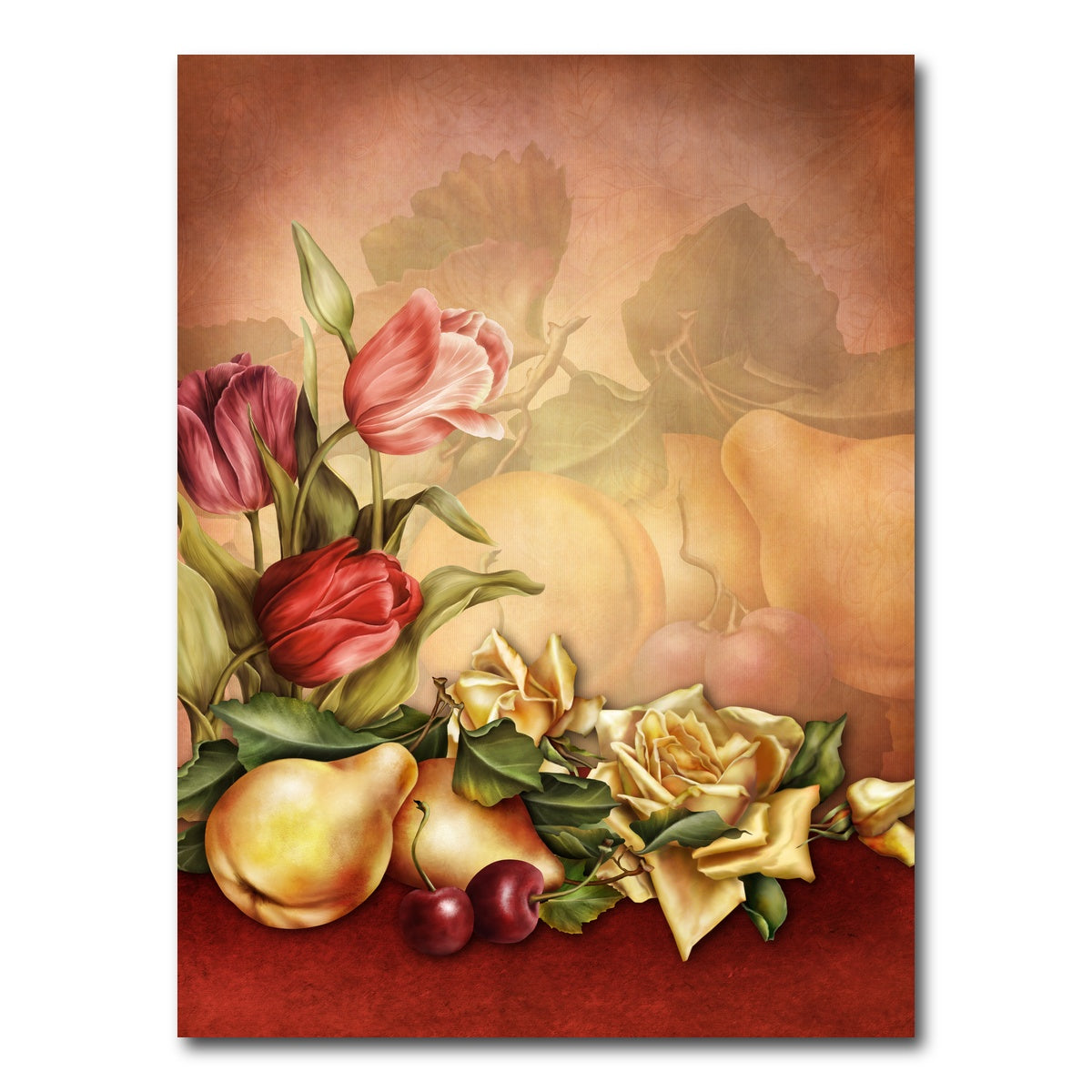 AUTO-MOCKUP WHITE | Flowers & Fruits | 1 Piece | Gallery Wrap Canvas | group=3x4