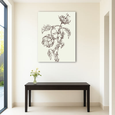 AUTO-MOCKUP ROOM | Flowers Sketch