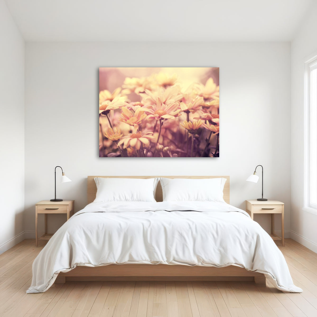 AUTO-MOCKUP ROOM | Flowers at Sunset