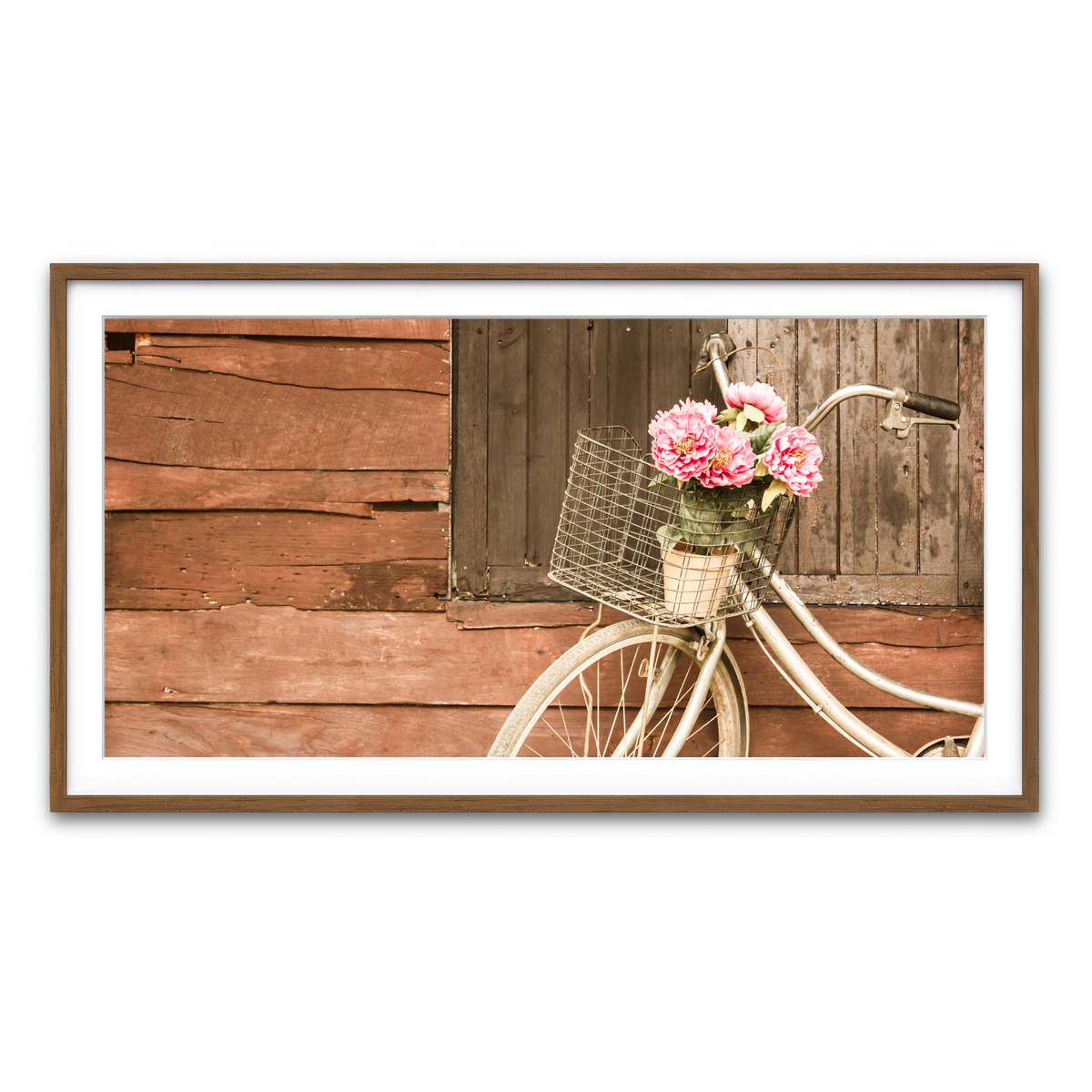 Framed Print 2x1 Walnut