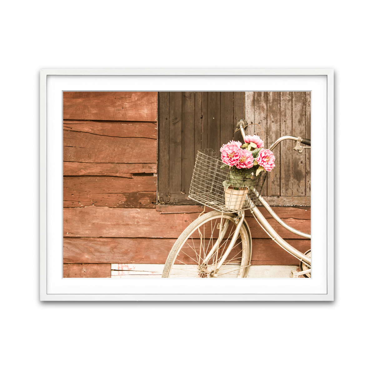 Framed Print 4x3 White