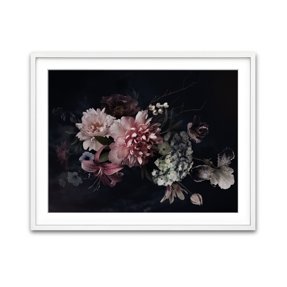 Framed Print 4x3 White
