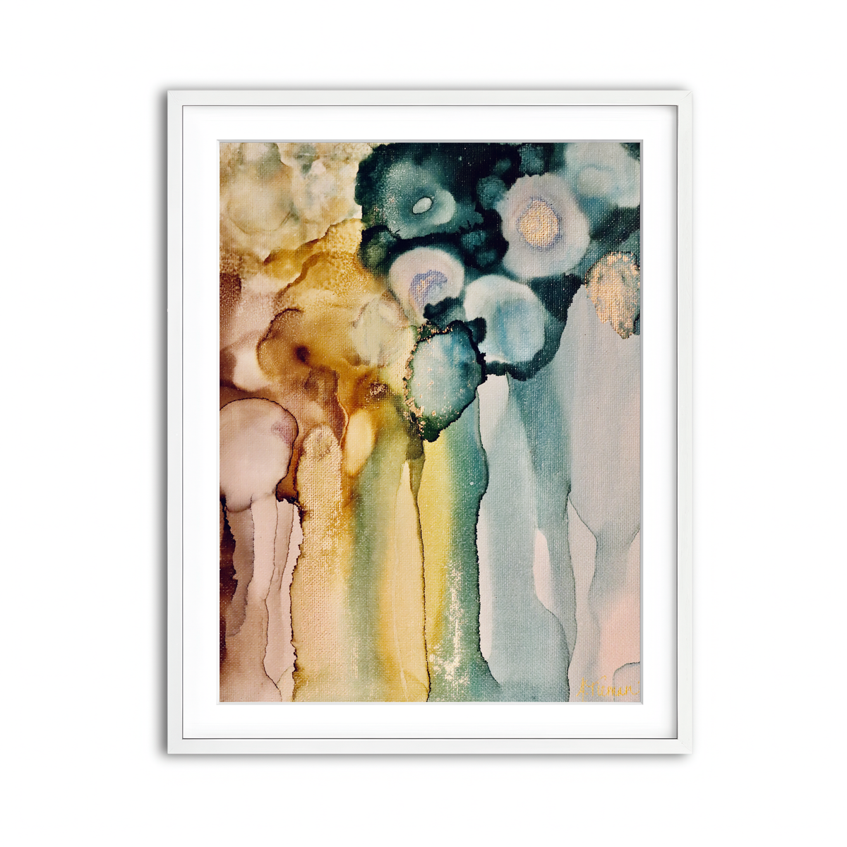 Framed Print 3x4 White