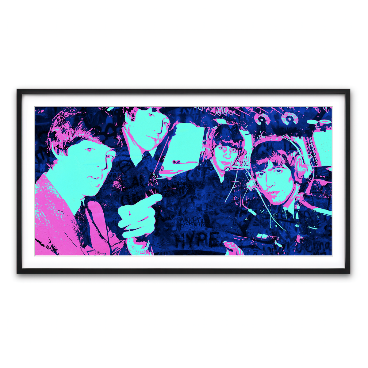 Framed Print 2x1 Black