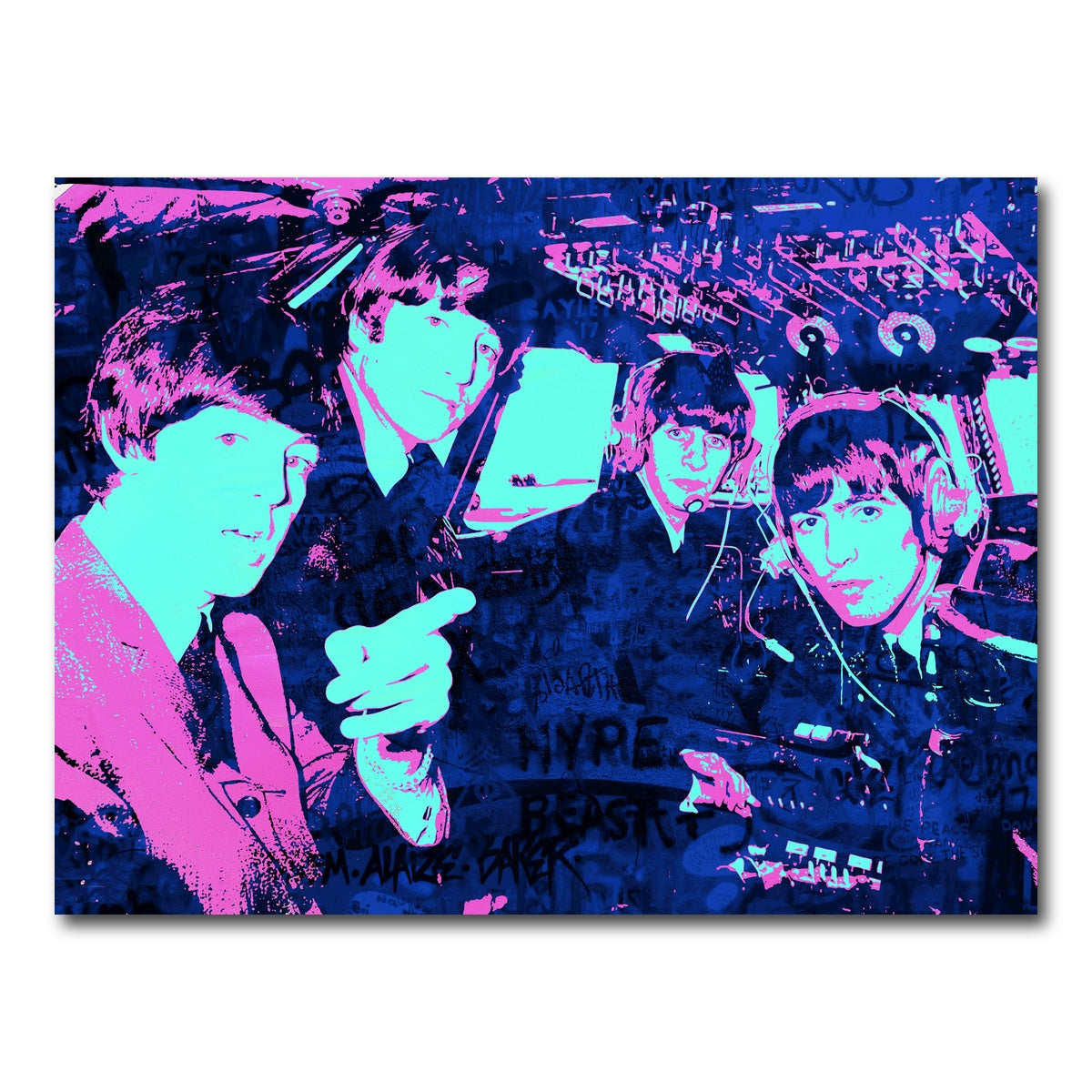 AUTO-MOCKUP WHITE | Fly Beatles | 1 Piece | Gallery Wrap Canvas | group=4x3