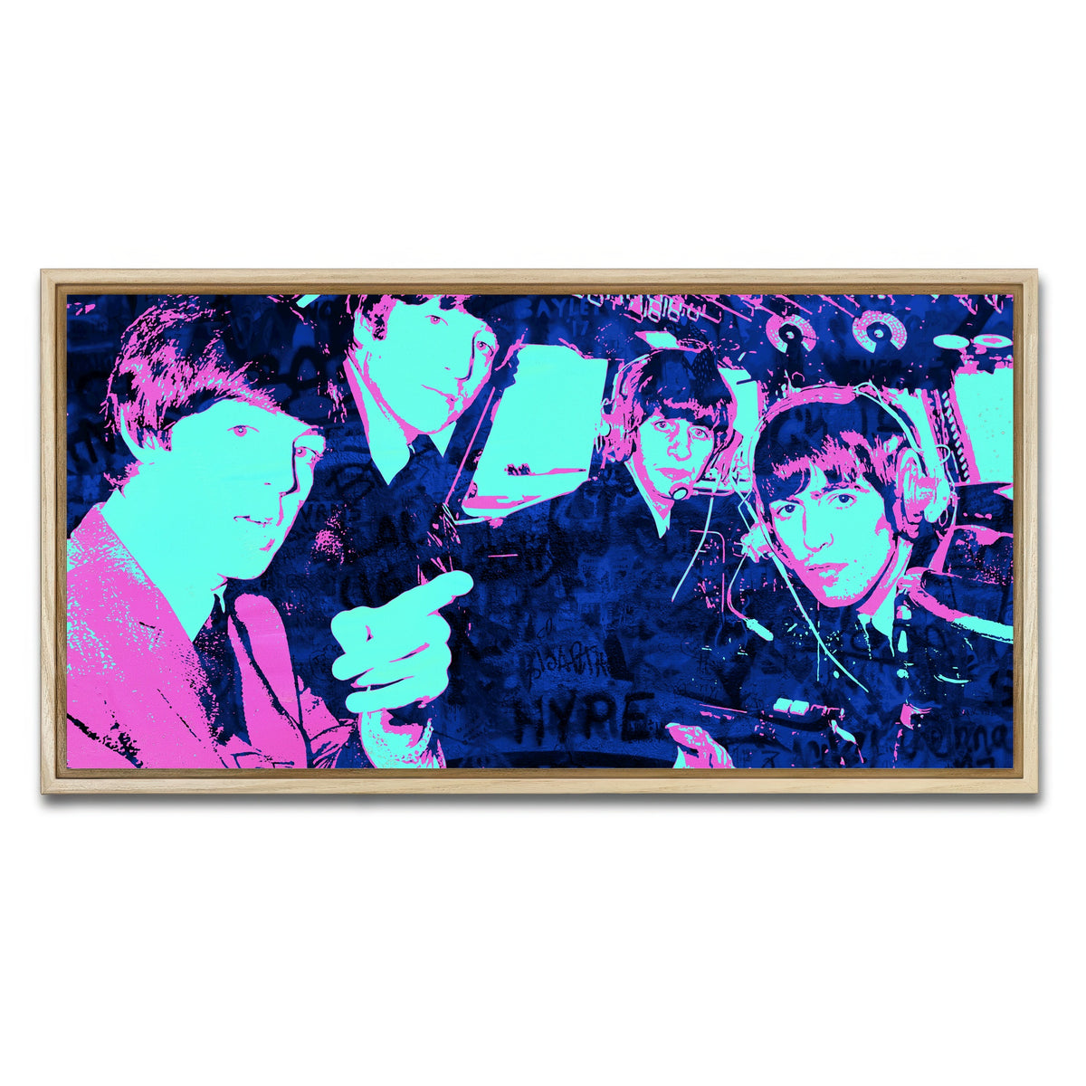 AUTO-MOCKUP WHITE | Fly Beatles | 1 Piece | Natural Framed Canvas | group=2x1