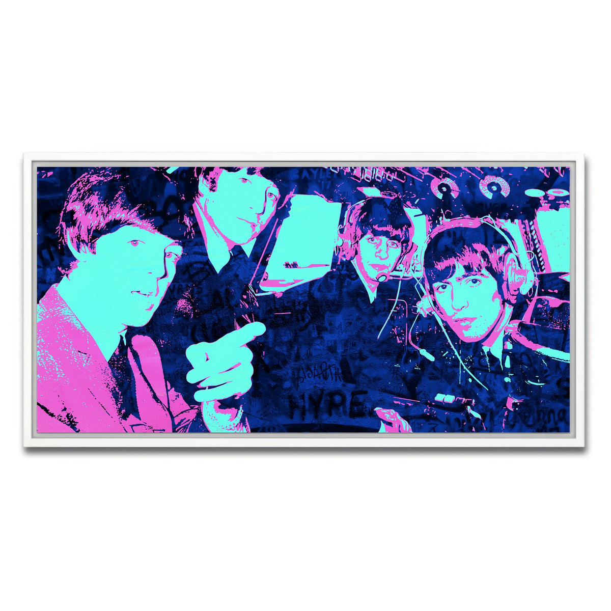 AUTO-MOCKUP WHITE | Fly Beatles | 1 Piece | White Framed Canvas | group=2x1
