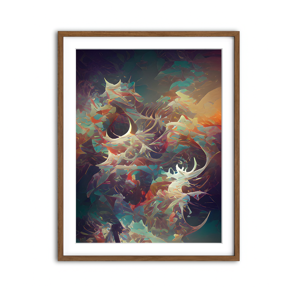 Framed Print 3x4 Walnut