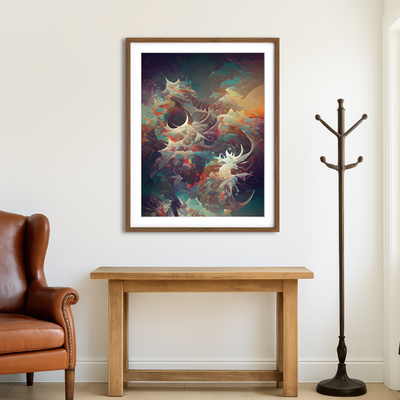 AUTO-MOCKUP ROOM | Fly in the Sky Wall Art