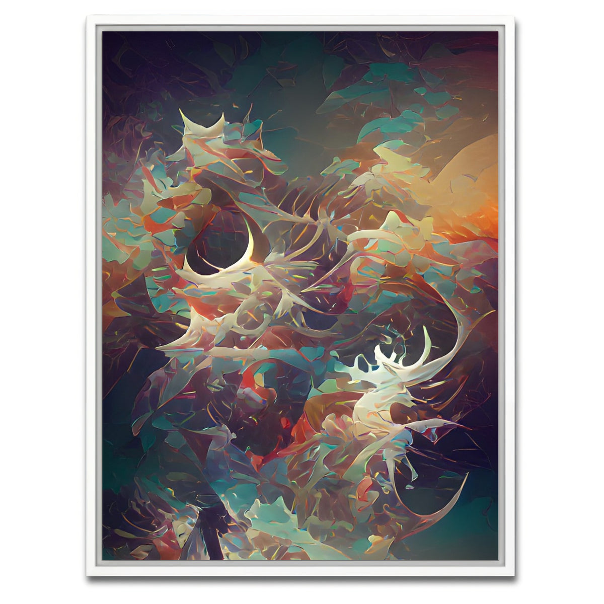 AUTO-MOCKUP WHITE | Fly in the Sky | 1 Piece | White Framed Canvas | group=3x4