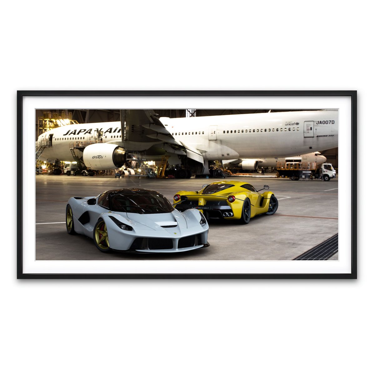 Framed Print 2x1 Black