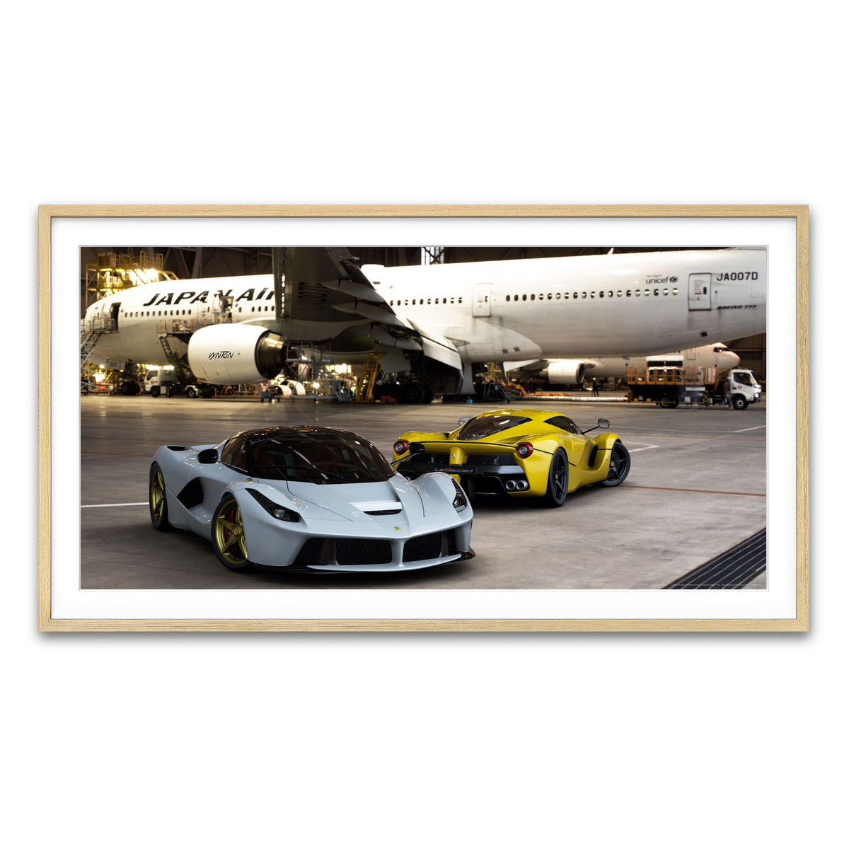 Framed Print 2x1 Natural