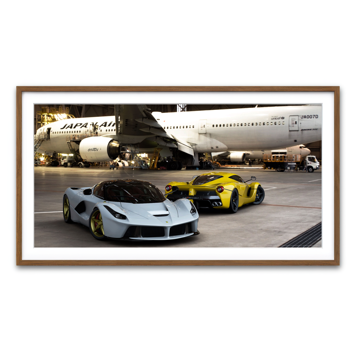 Framed Print 2x1 Walnut