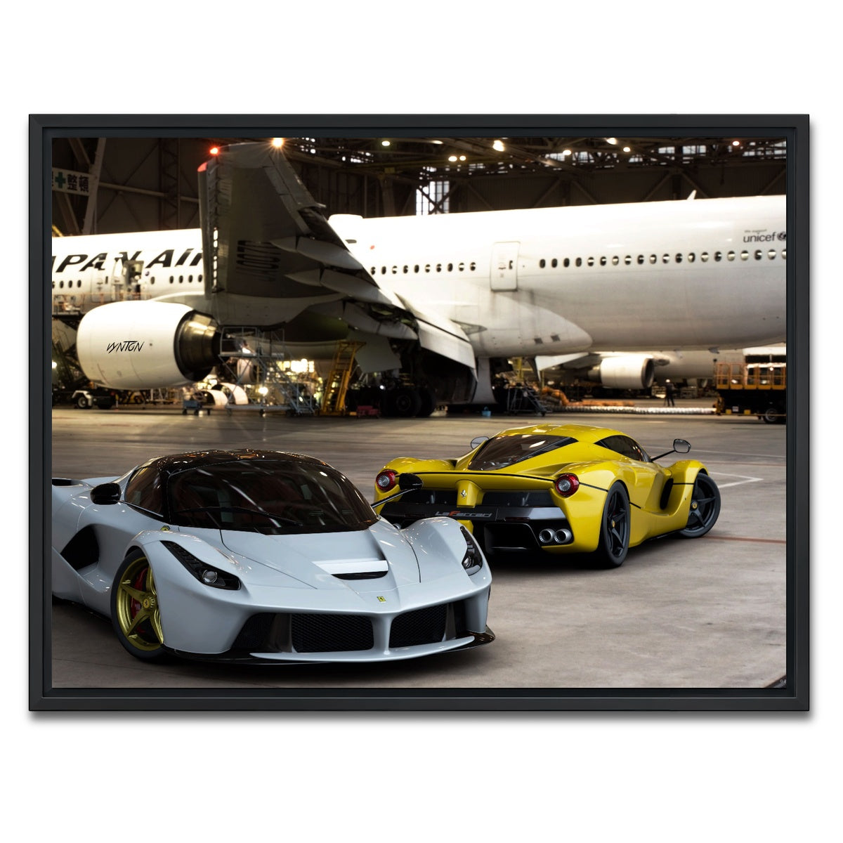 AUTO-MOCKUP WHITE | Fly or Fall | 1 Piece | Black Framed Canvas | group=4x3