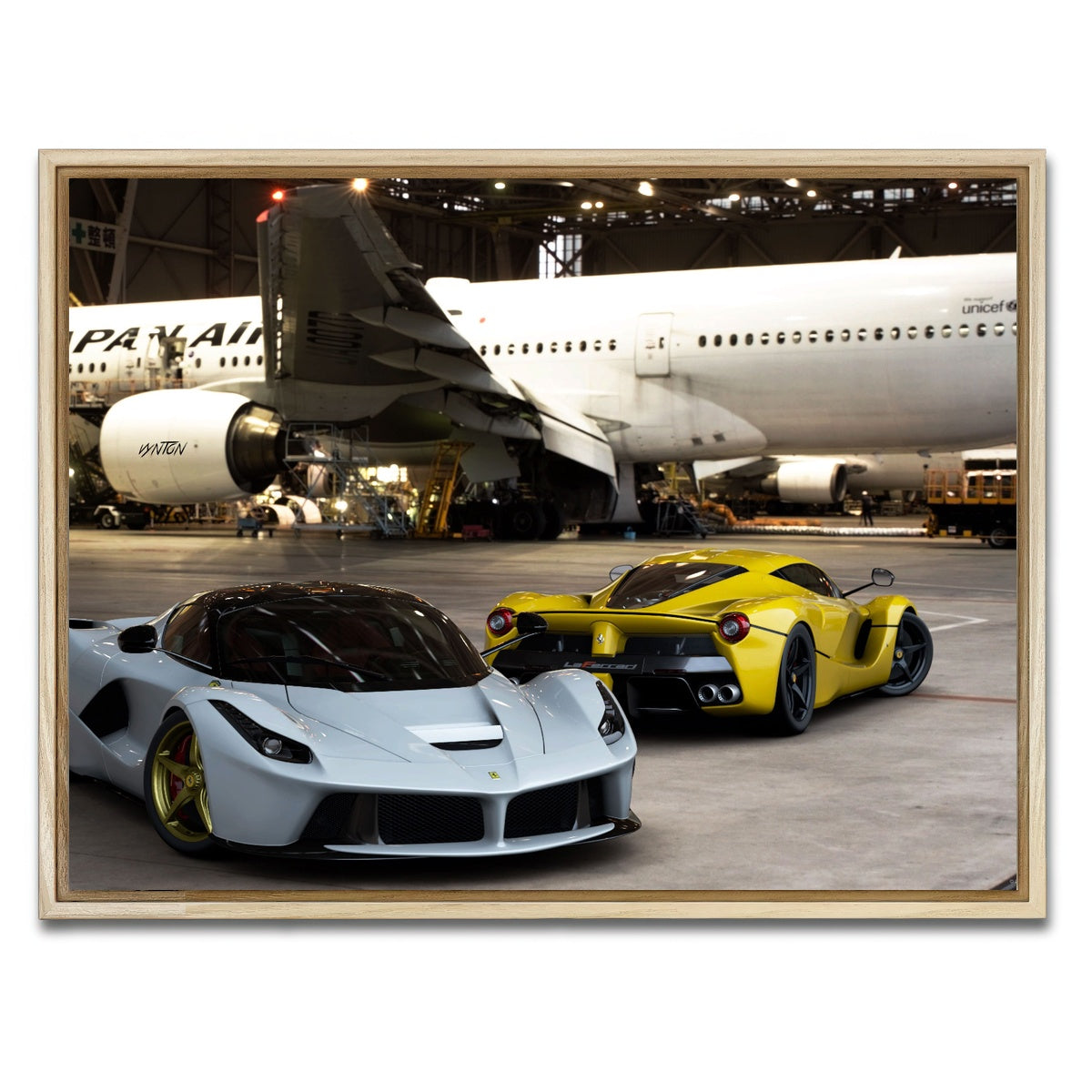 AUTO-MOCKUP WHITE | Fly or Fall | 1 Piece | Natural Framed Canvas | group=4x3