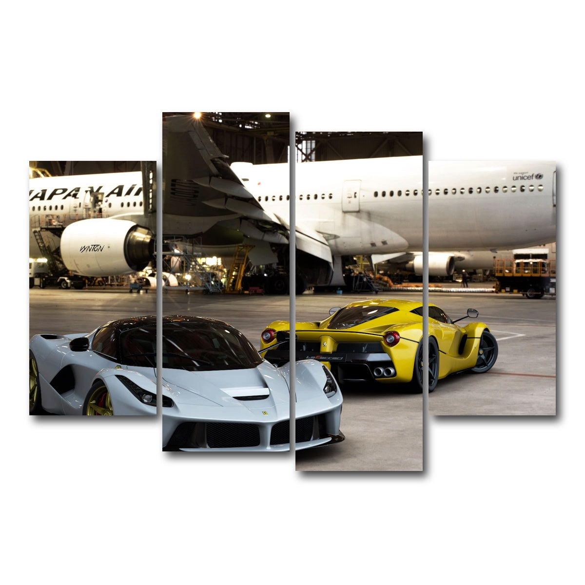 AUTO-MOCKUP WHITE | Fly or Fall | 4 Piece | Gallery Wrap Canvas | group=4_short