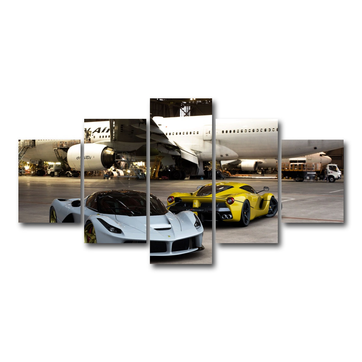 AUTO-MOCKUP WHITE | Fly or Fall | 5 Piece | Gallery Wrap Canvas | group=5_short