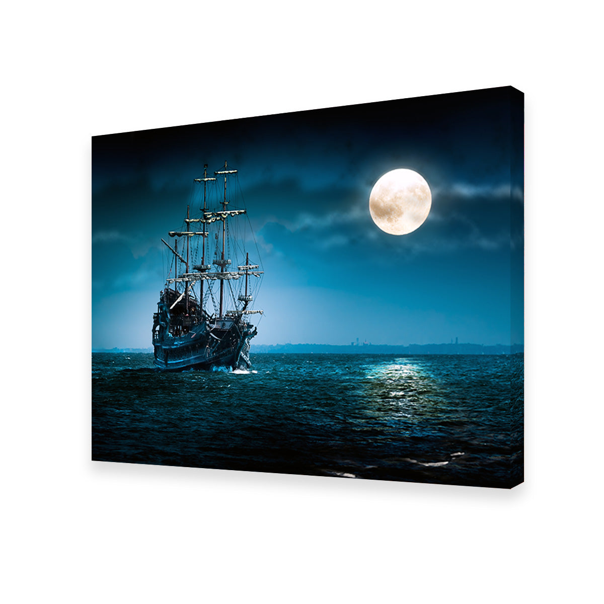 Flying Dutchman Moonlit Wall Art