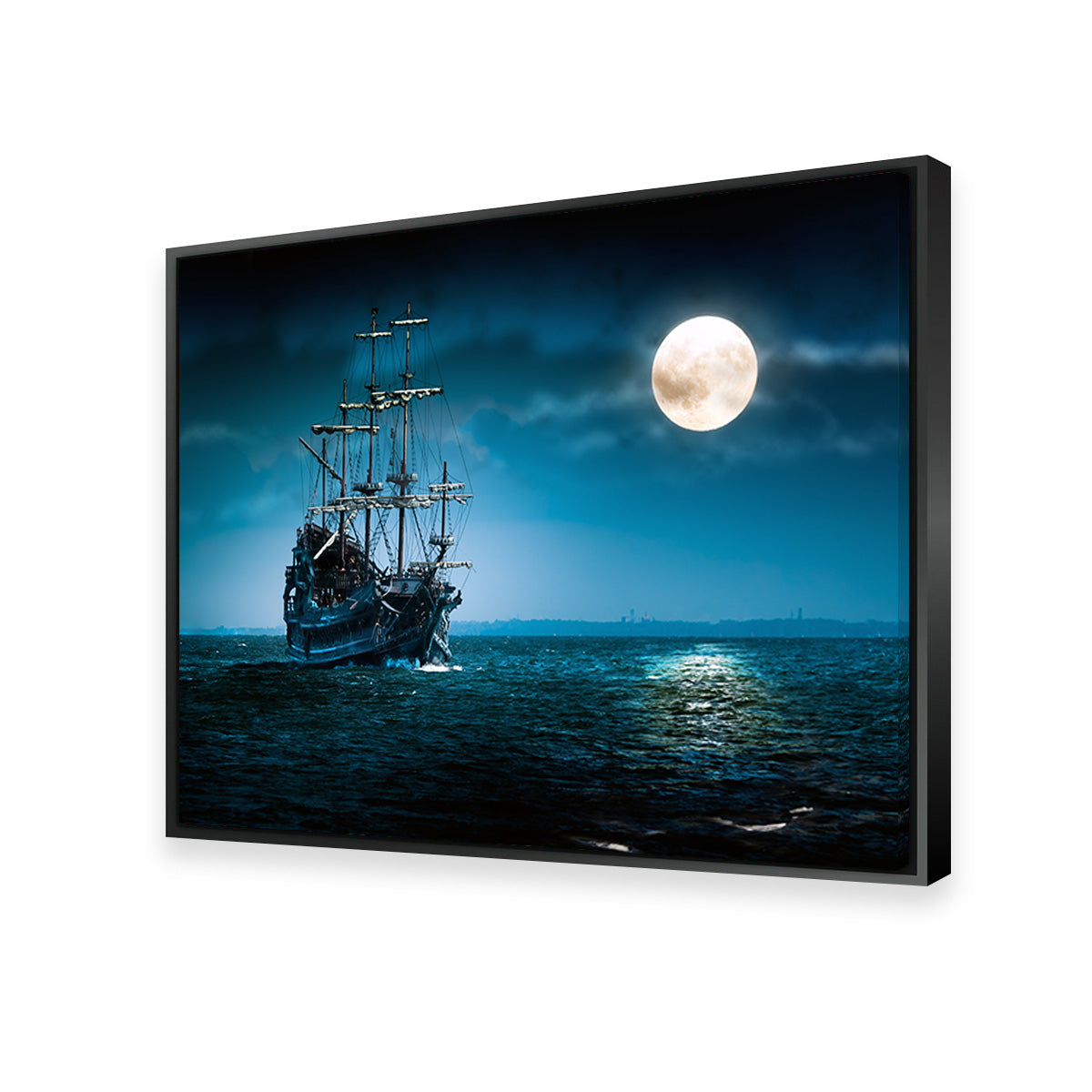 Flying Dutchman Moonlit Wall Art