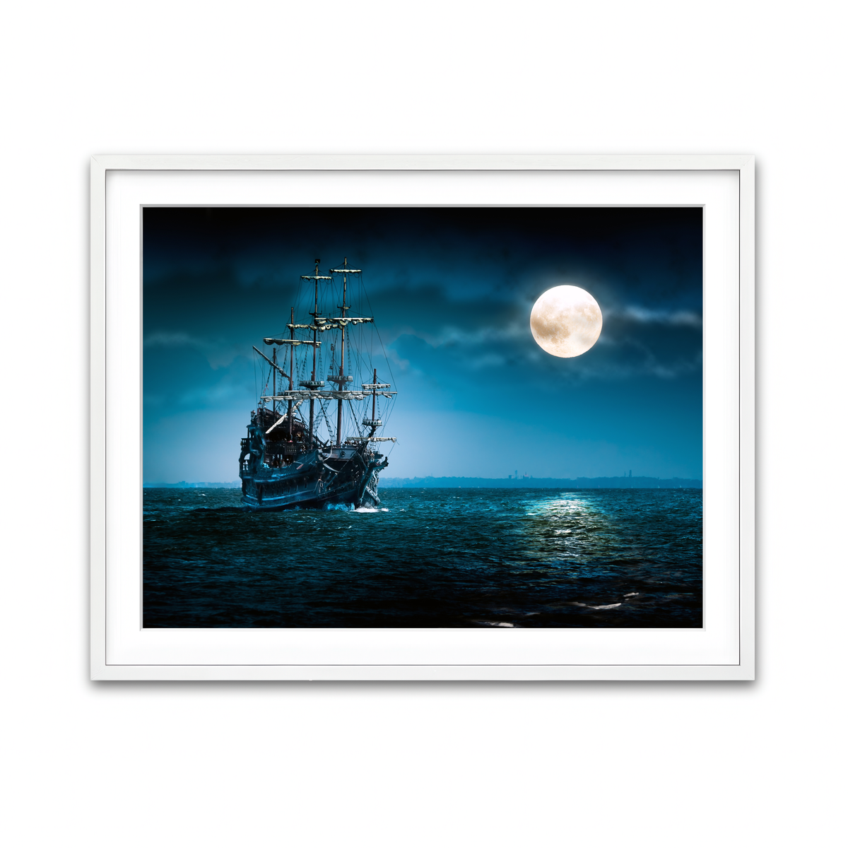 Framed Print 4x3 White