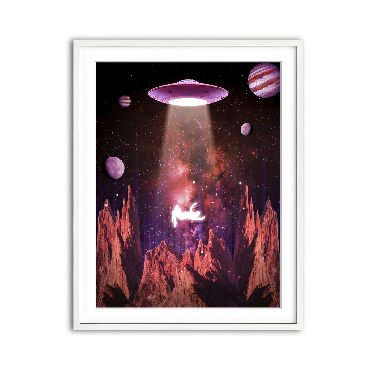 Framed Print 3x4 White