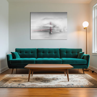 AUTO-MOCKUP ROOM | Foggy Golden Gate Bridge