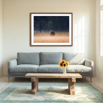 AUTO-MOCKUP ROOM | Foggy Morning Wall Art