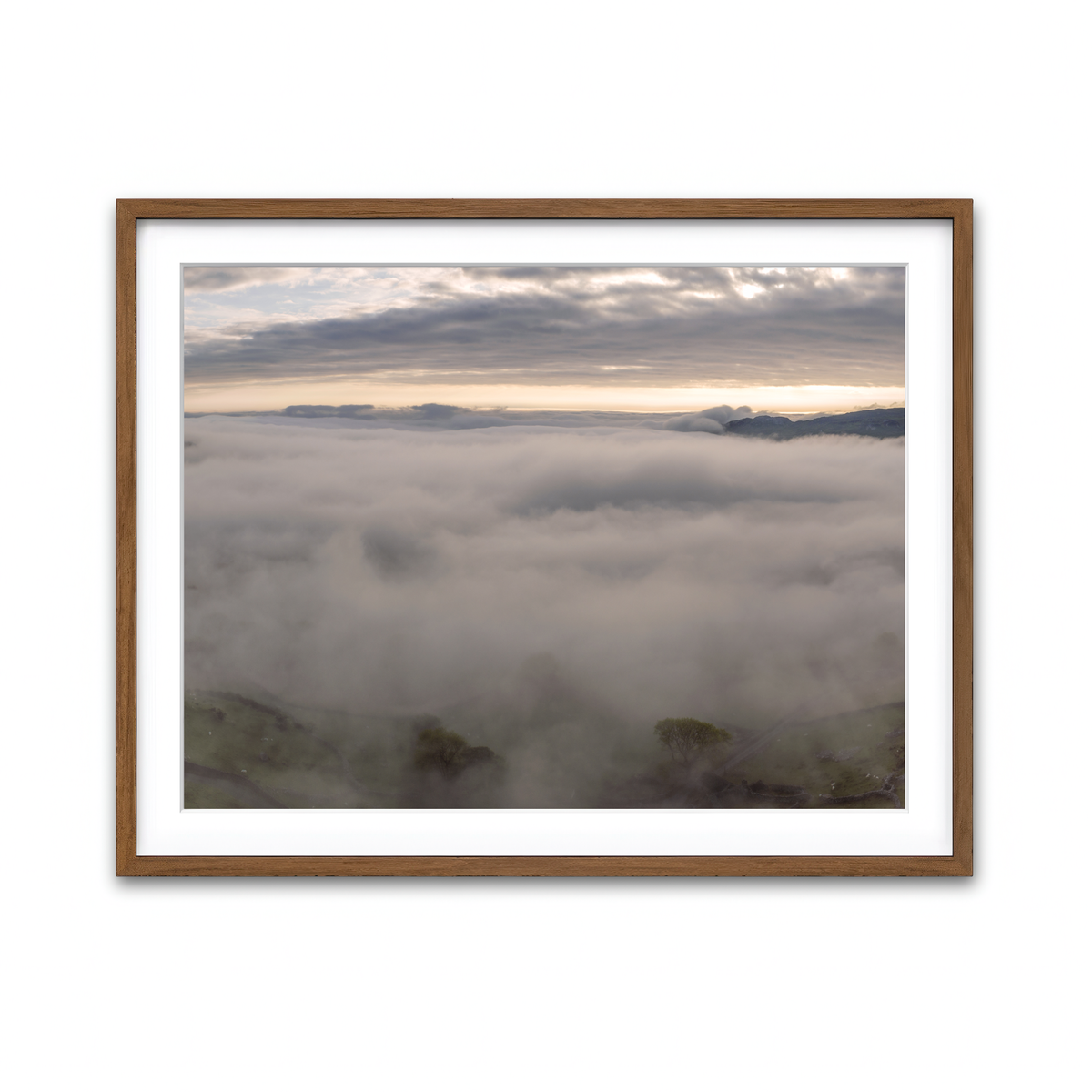 Framed Print 4x3 Walnut