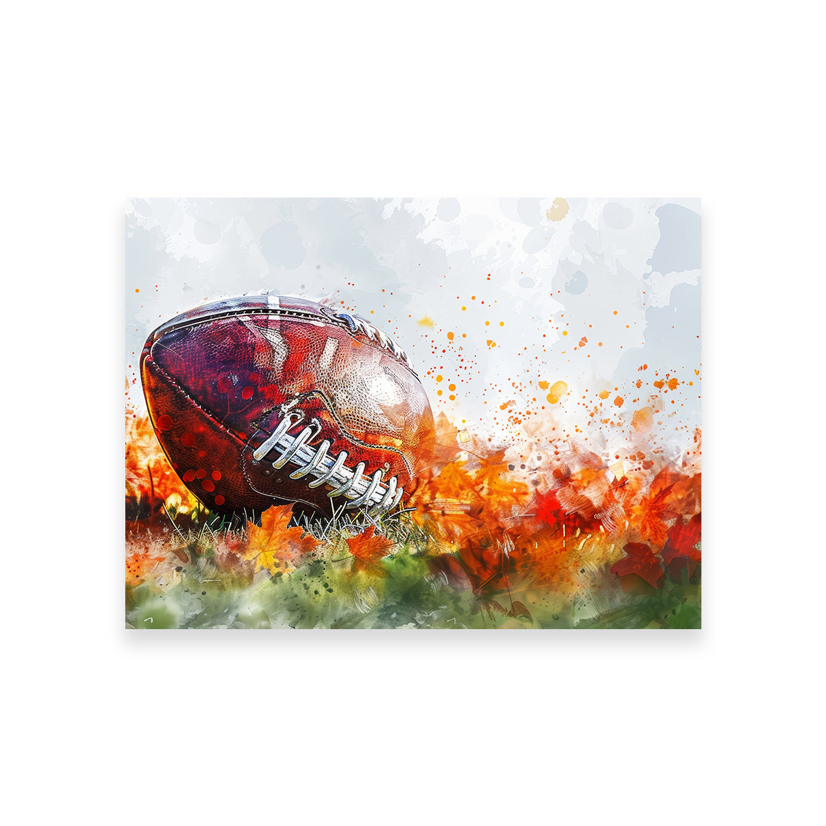 Football Abstract Wall Art