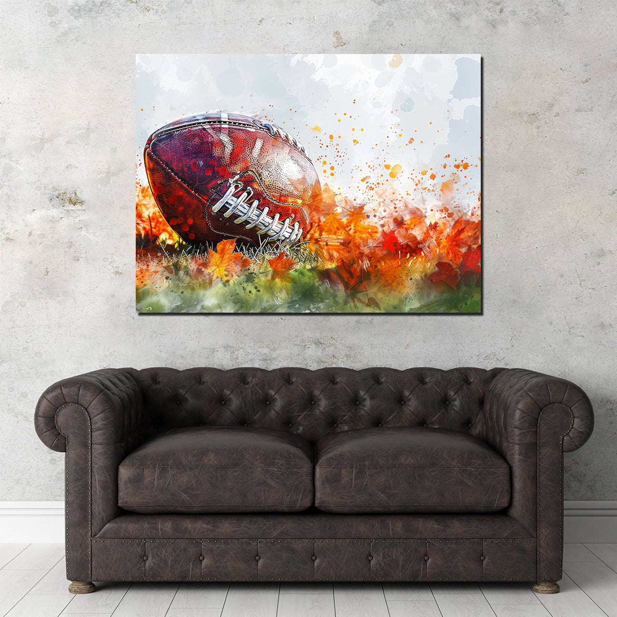 Football Abstract Wall Art