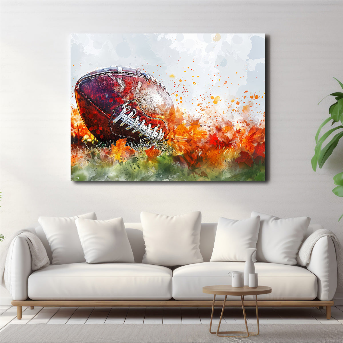 Football Abstract Wall Art