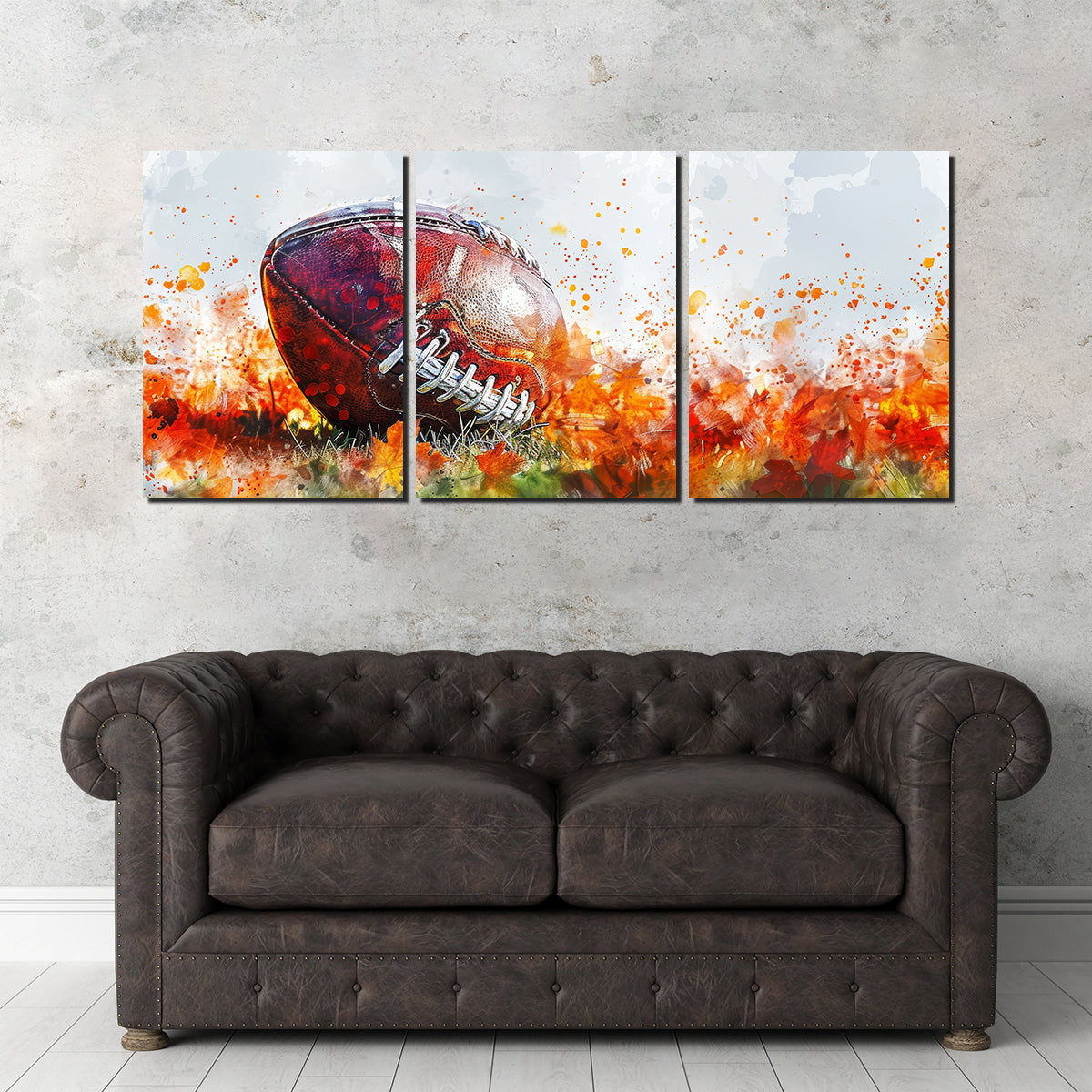 Football Abstract Wall Art