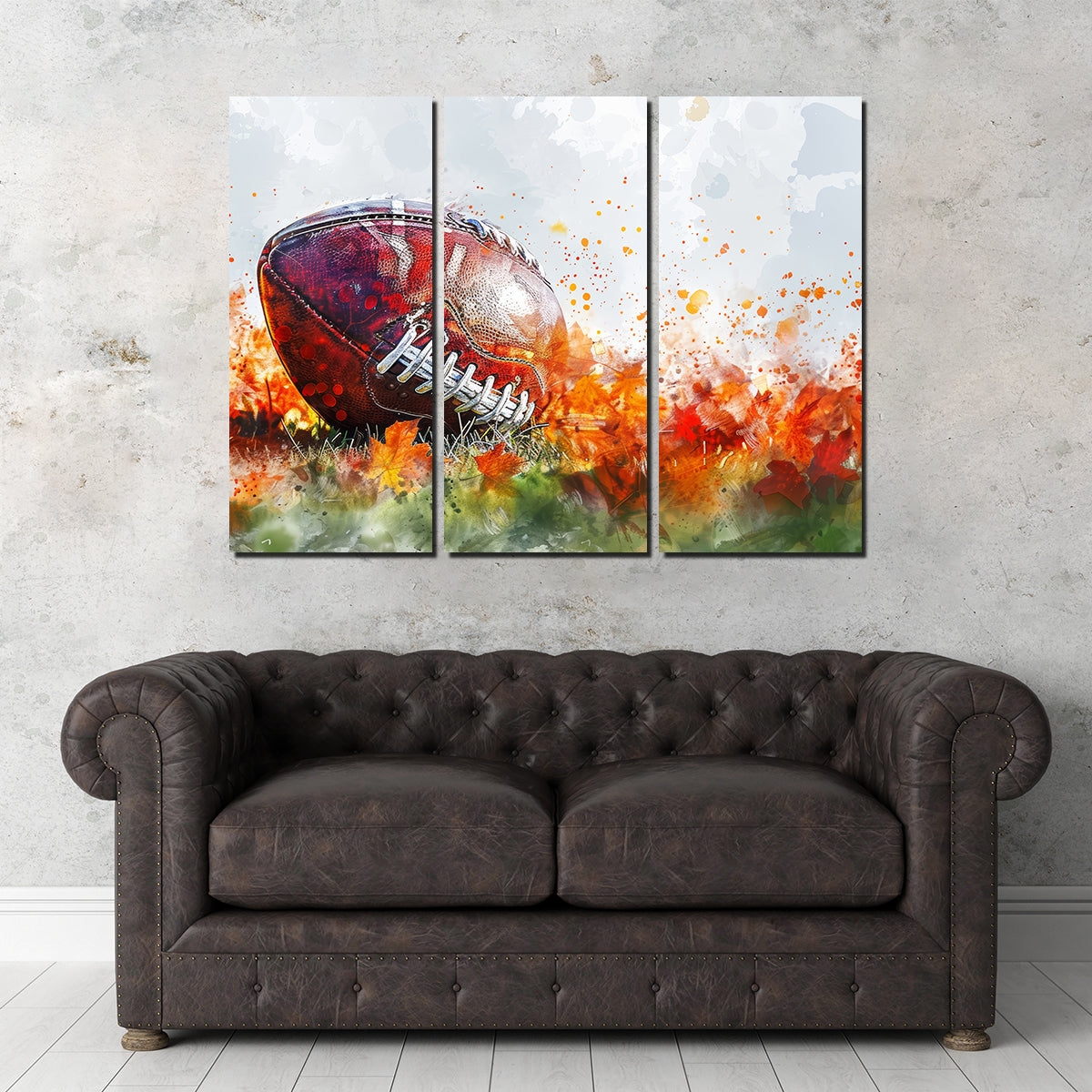 Football Abstract Wall Art