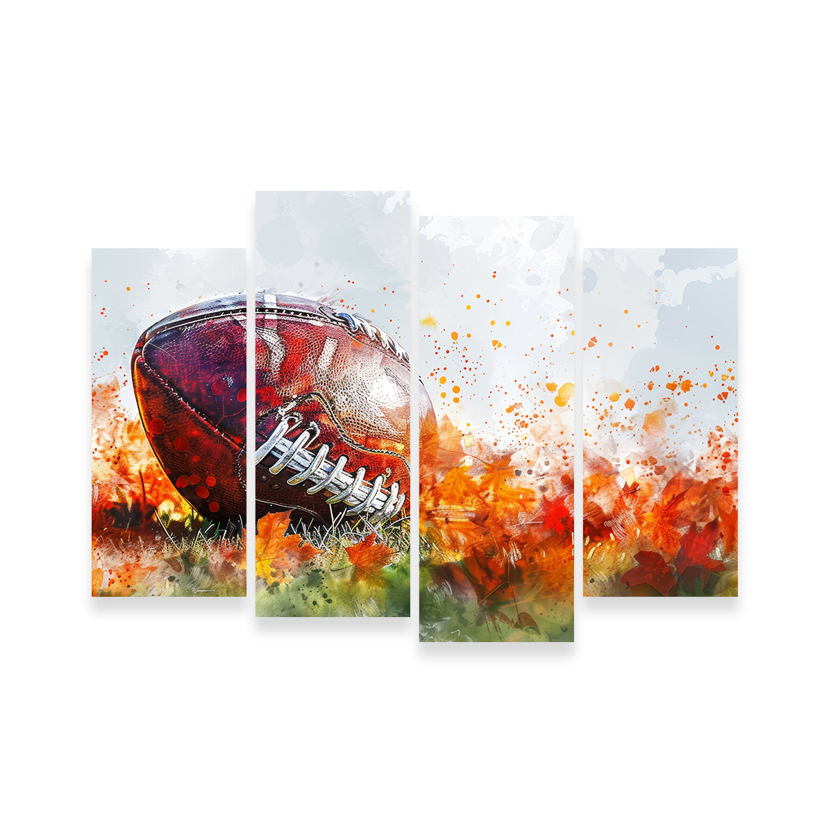 Football Abstract Wall Art