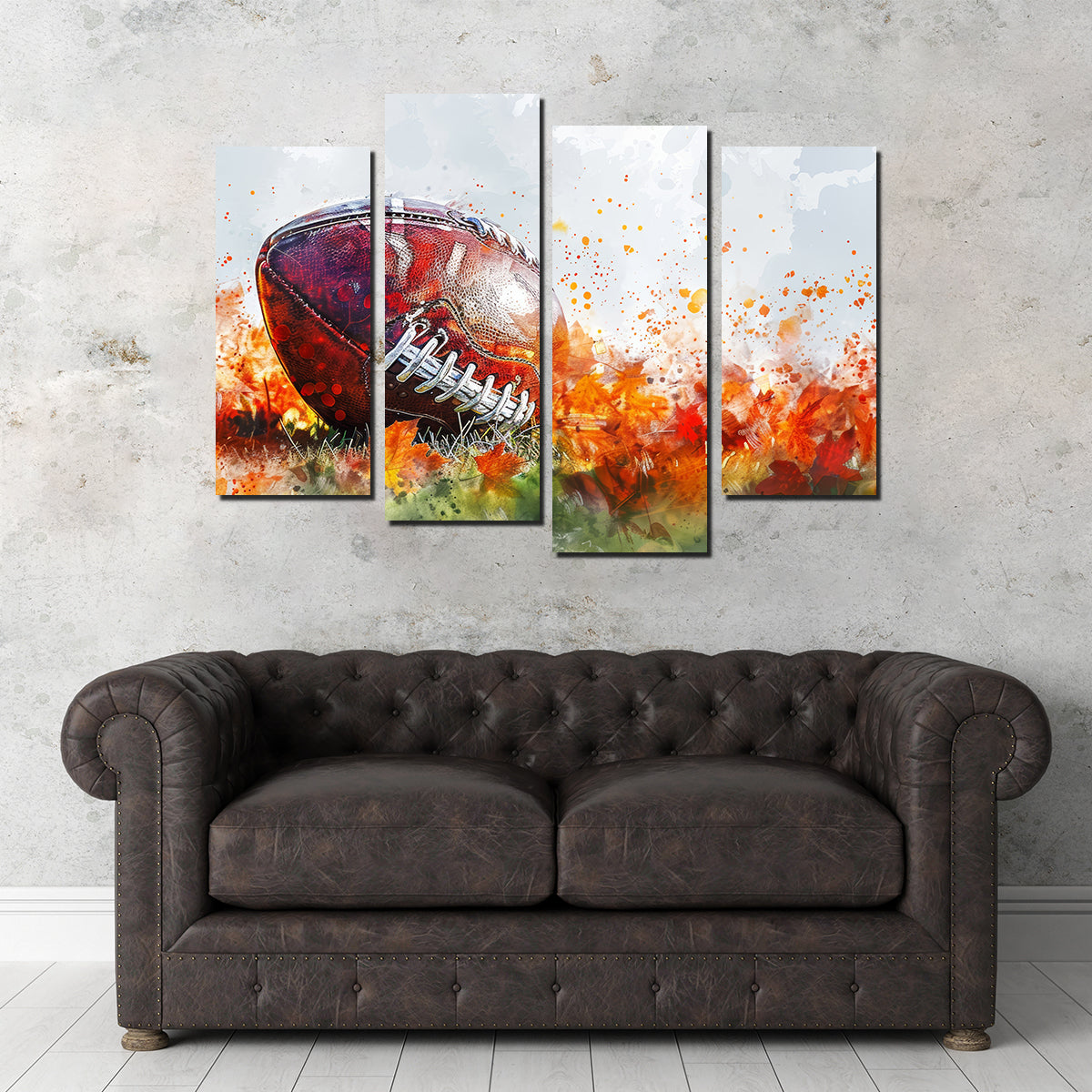 Football Abstract Wall Art