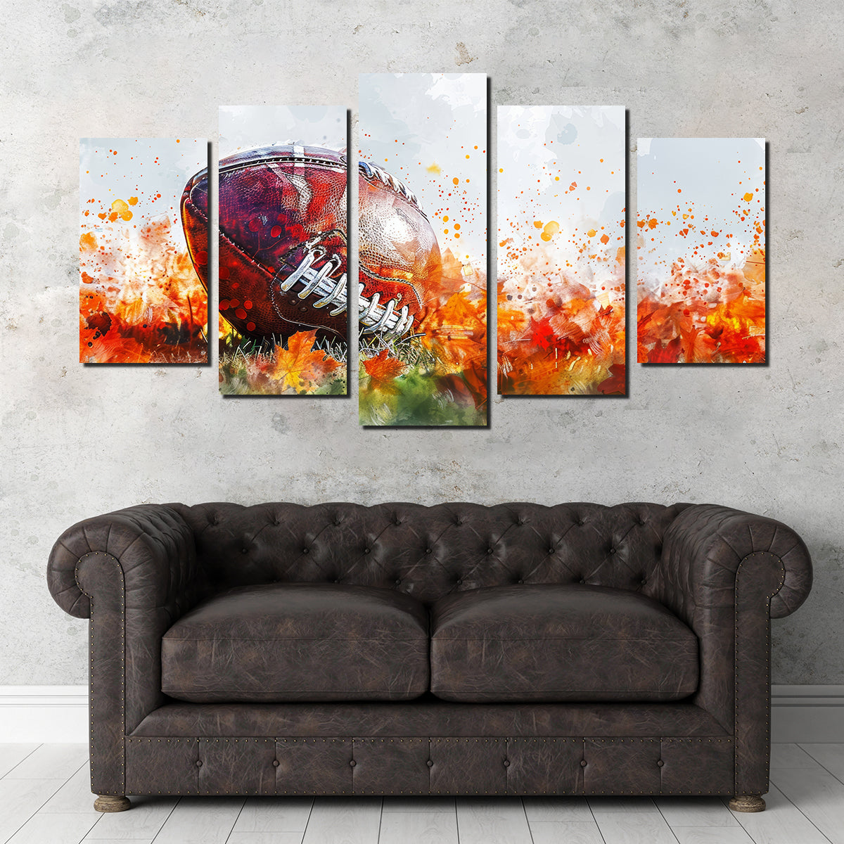 Football Abstract Wall Art