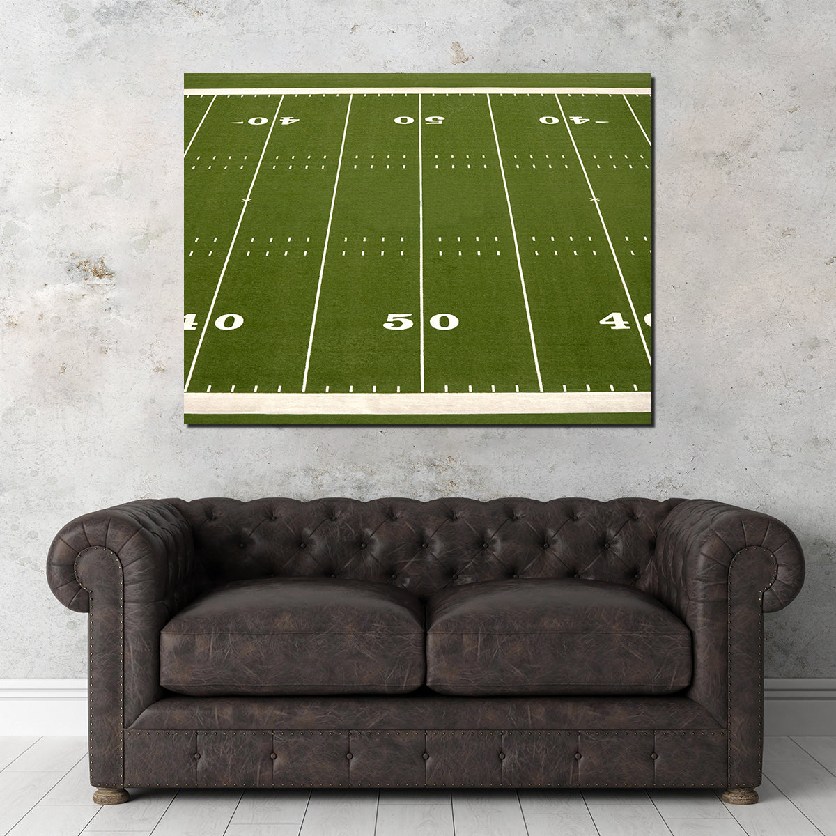 Football Field Wall Art