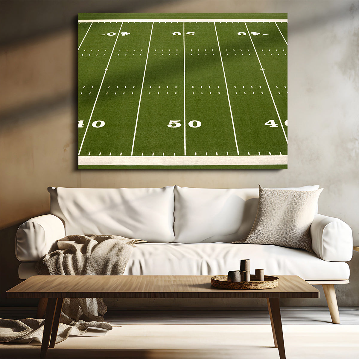 Football Field Wall Art