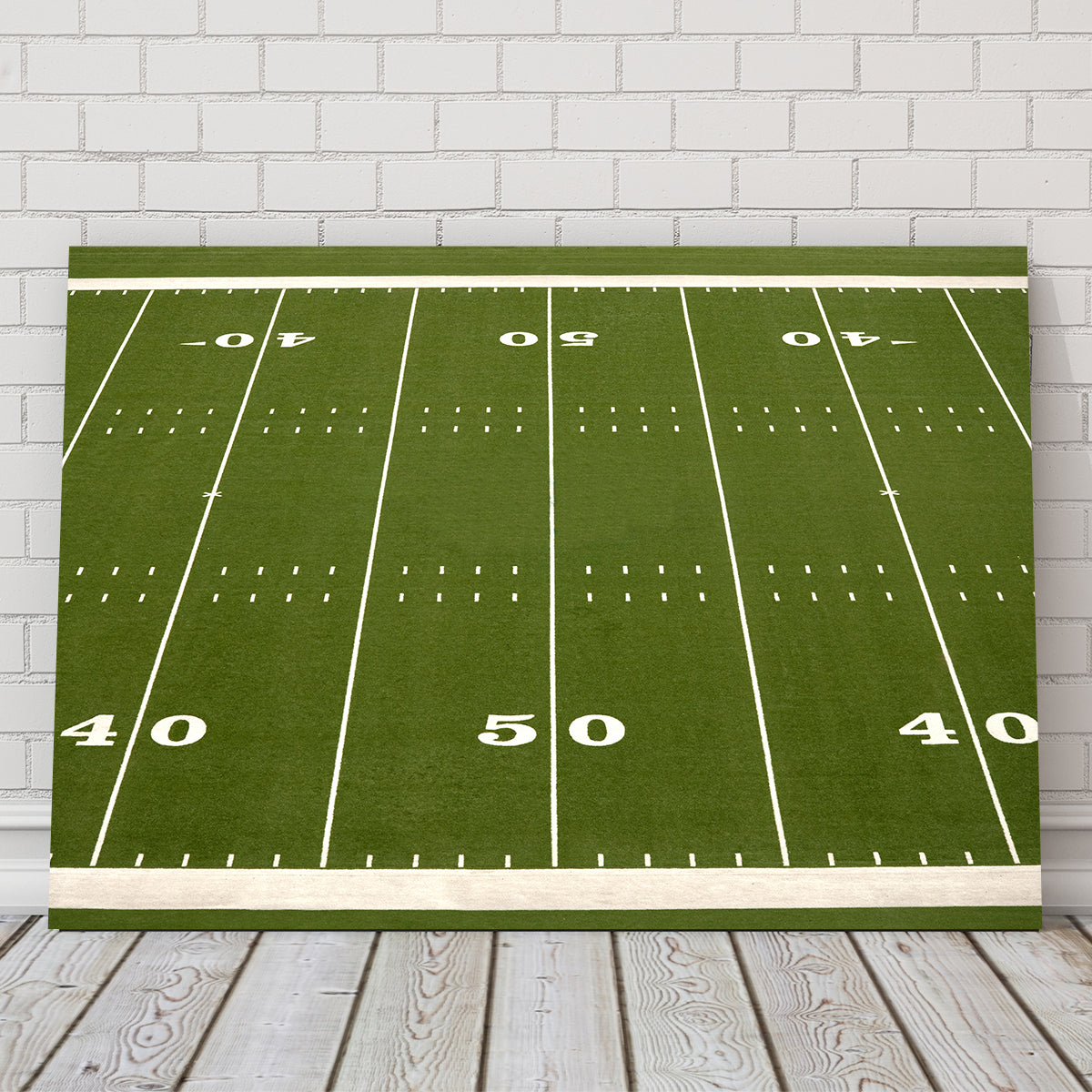 Football Field Wall Art