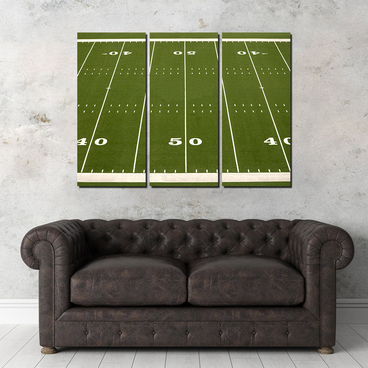 Football Field Wall Art