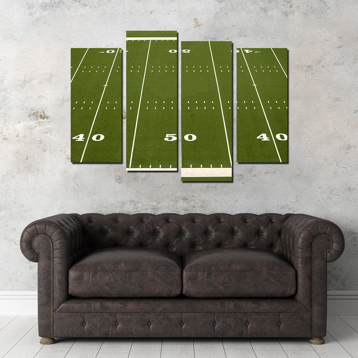 Football Field Wall Art