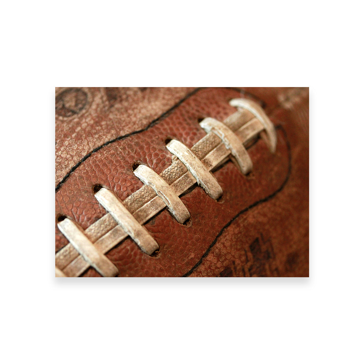 Football Laces Wall Art