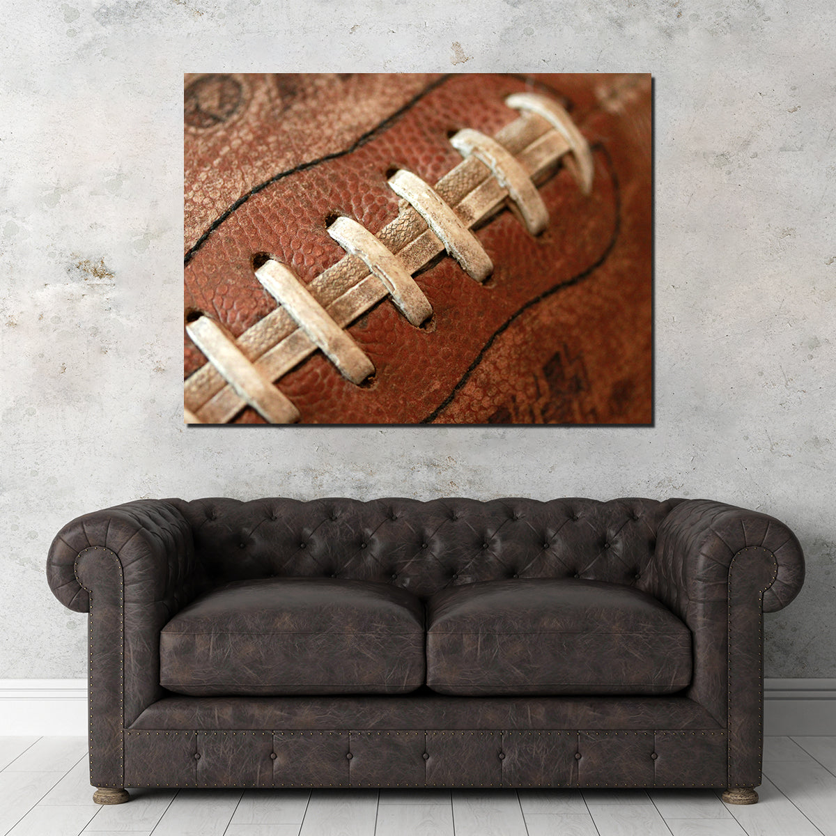 Football Laces Wall Art