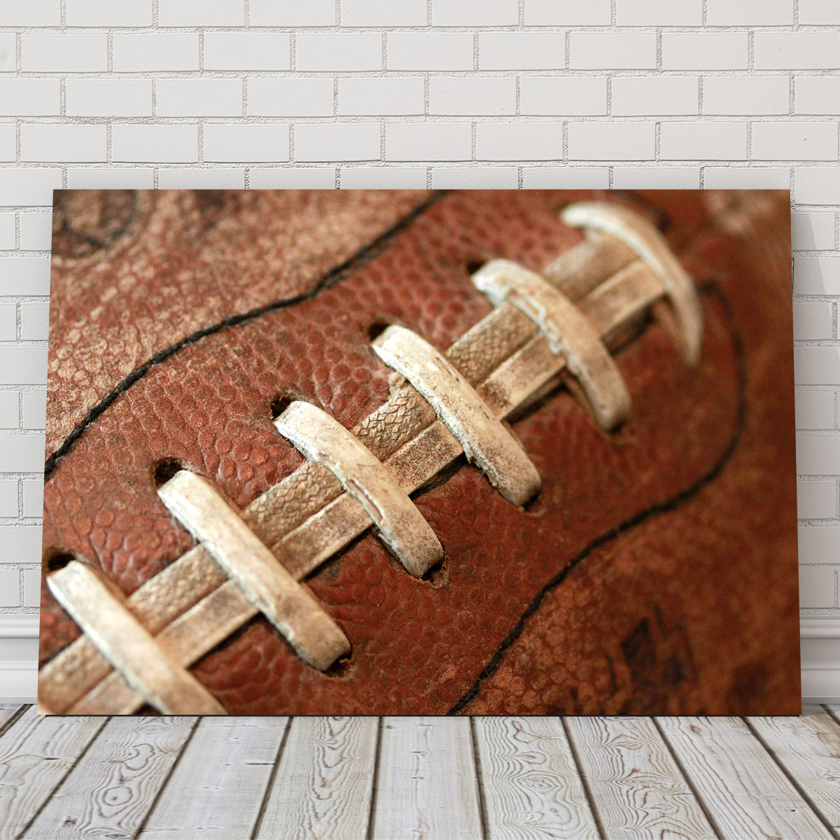 Football Laces Wall Art