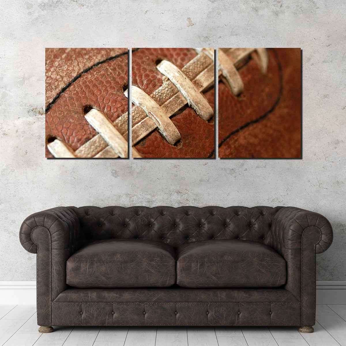 Football Laces Wall Art