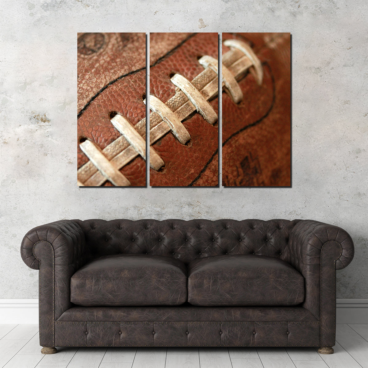 Football Laces Wall Art