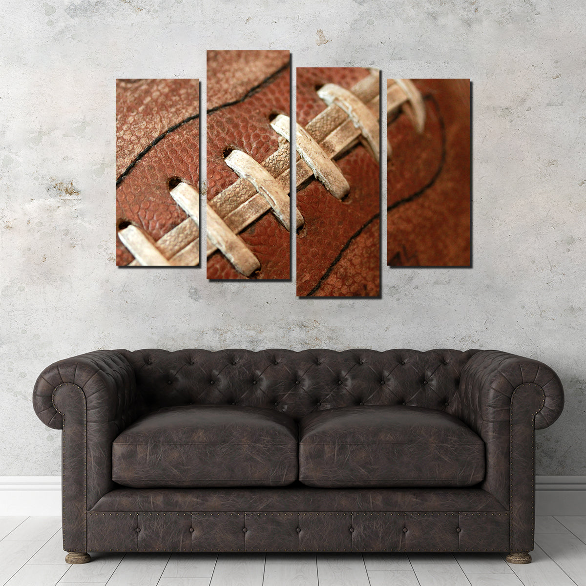 Football Laces Wall Art