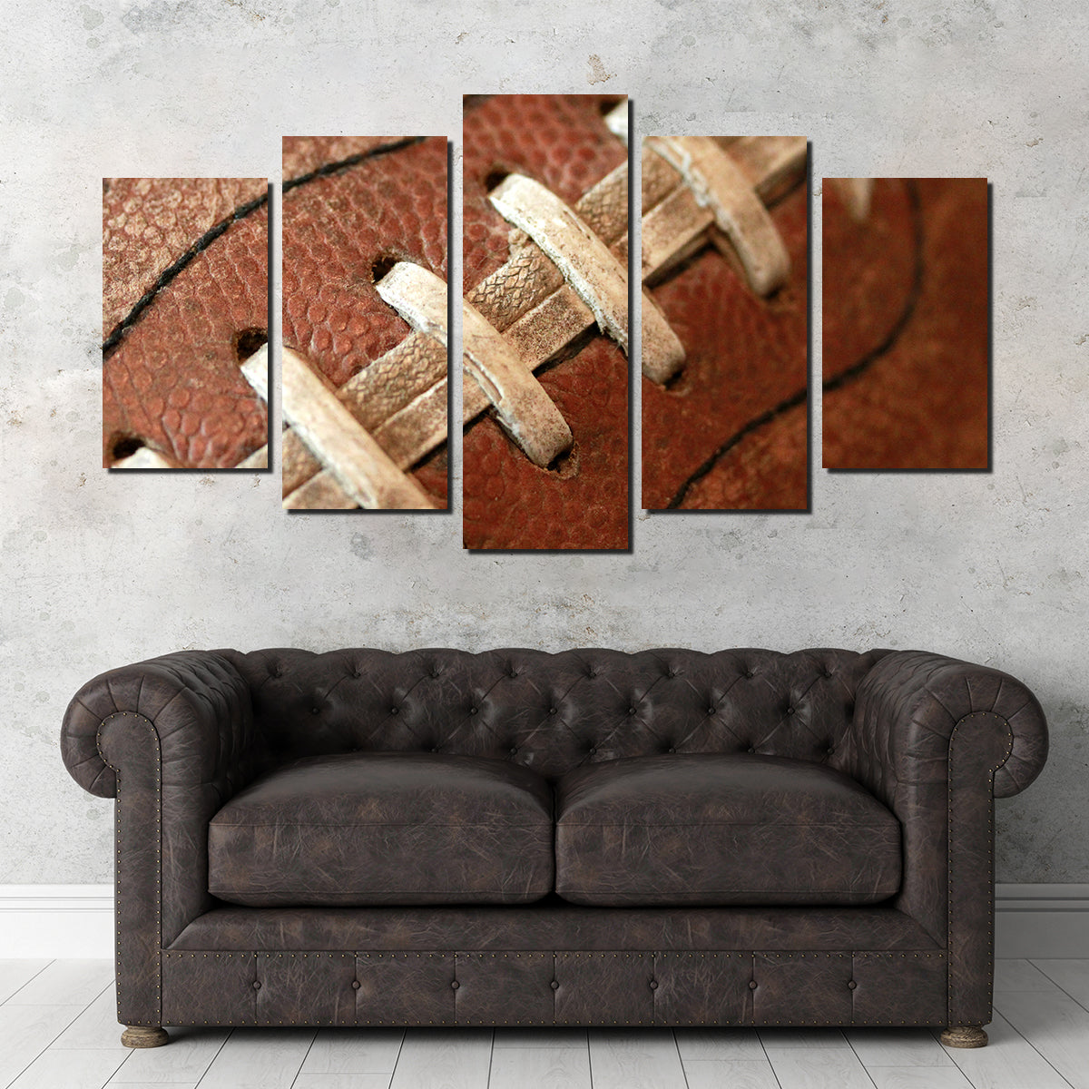 Football Laces Wall Art